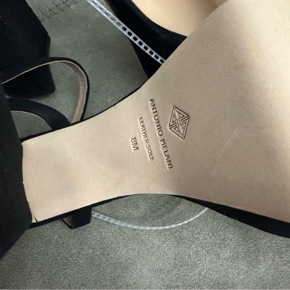 NWT Antonio Melani Seena Suede Platform Dress Sandals Sz 8 (no original box) - Picture 13 of 14